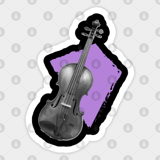 Umbrella Academy - Violin Sticker by UnOfficialThreads